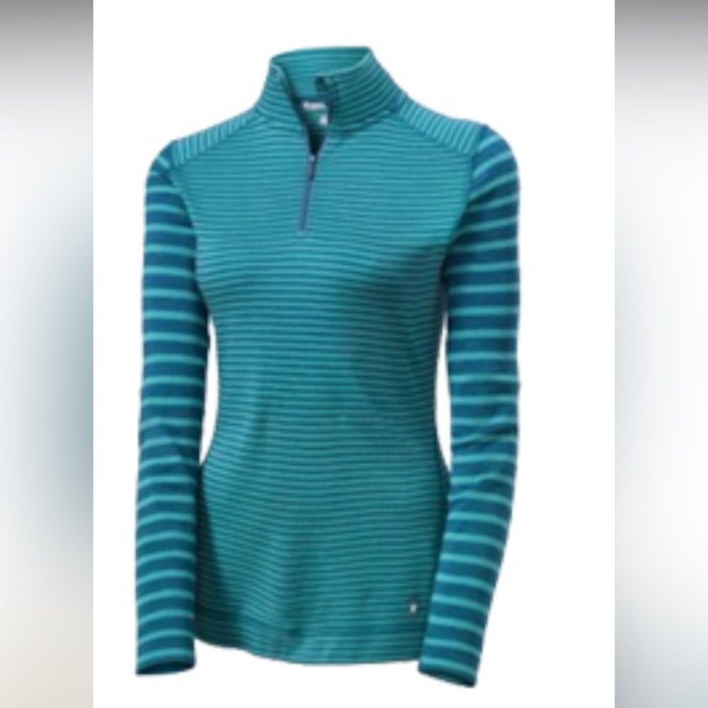 Women's Striped Blue Top